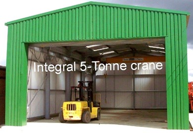 Painting Workshop With Integral 5 Tonne Crane
