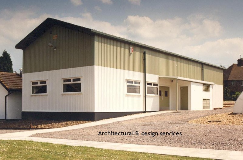 Bespoke laboratory to client specification steel building